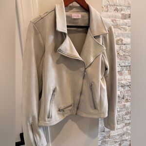 Pink Lily Moto lightweight jacket